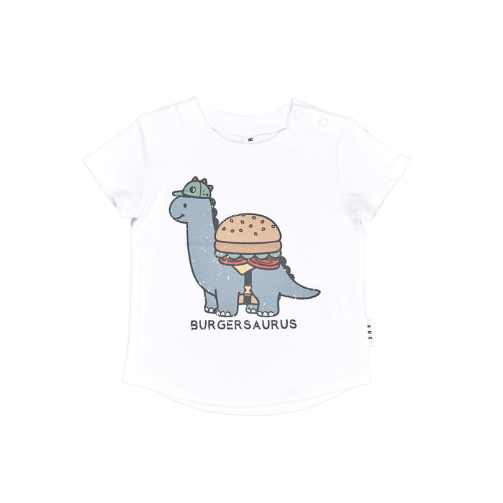 Huxbaby Burgersaurus T-Shirt - White