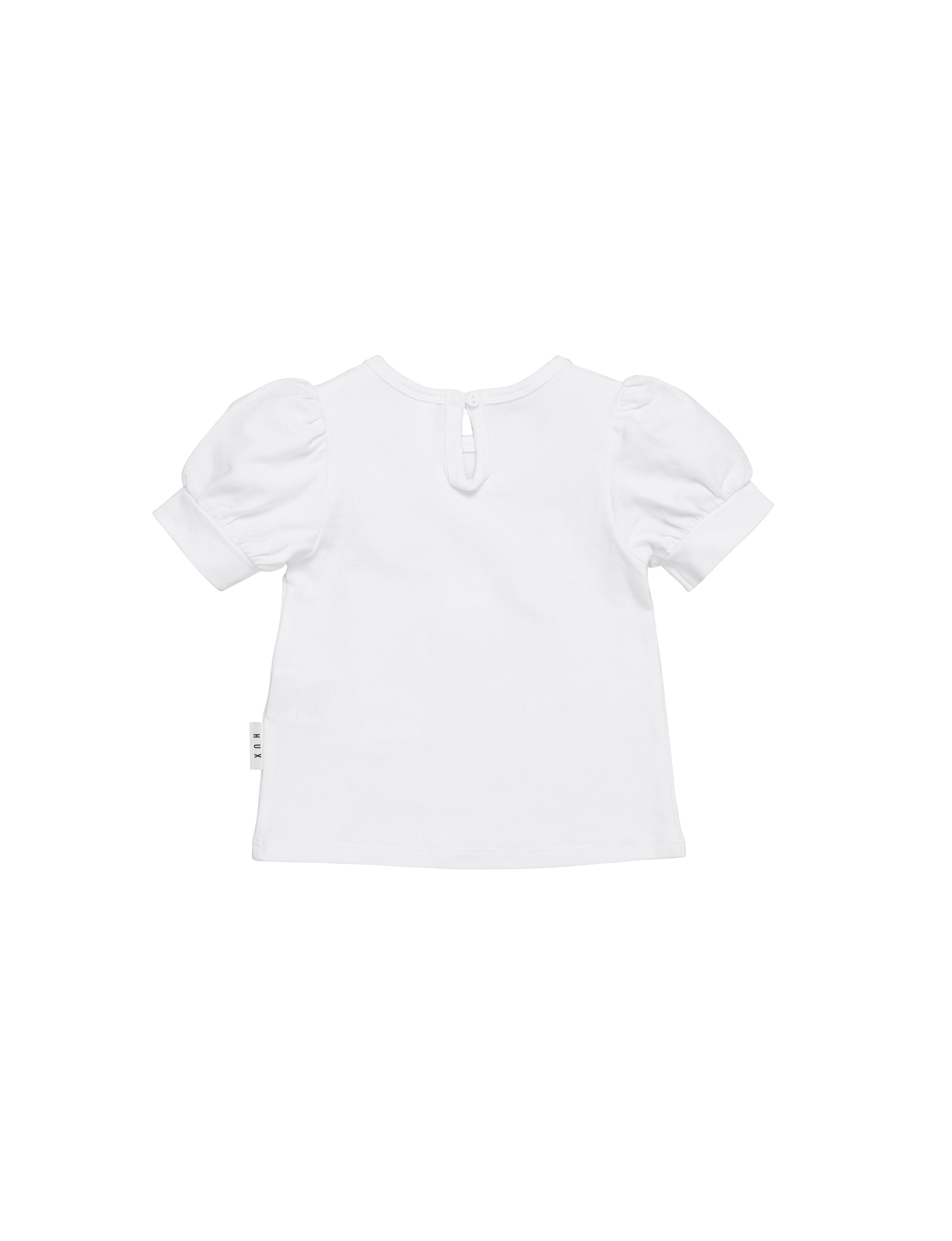 Huxbaby Apple Bear Puff T-Shirt - White