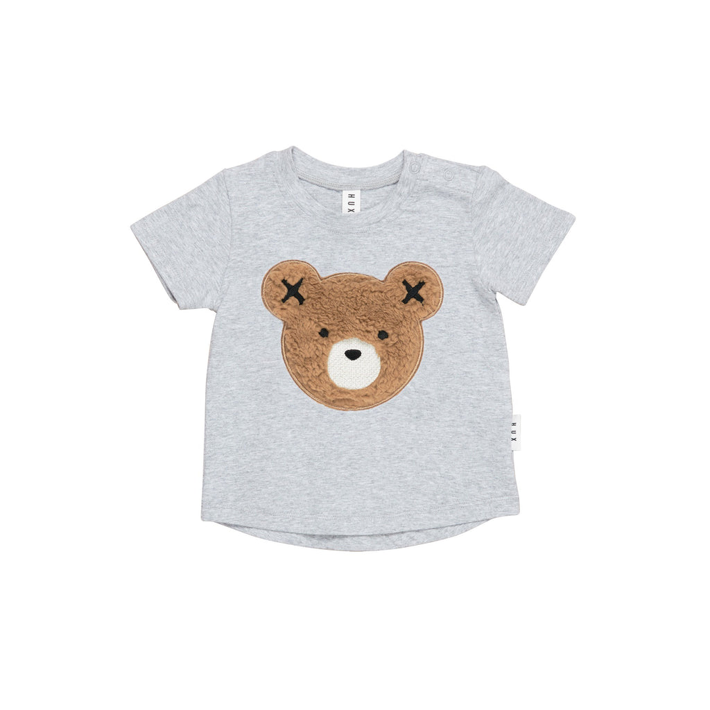 Huxbaby Fur Hux T-Shirt - Light Grey Marle