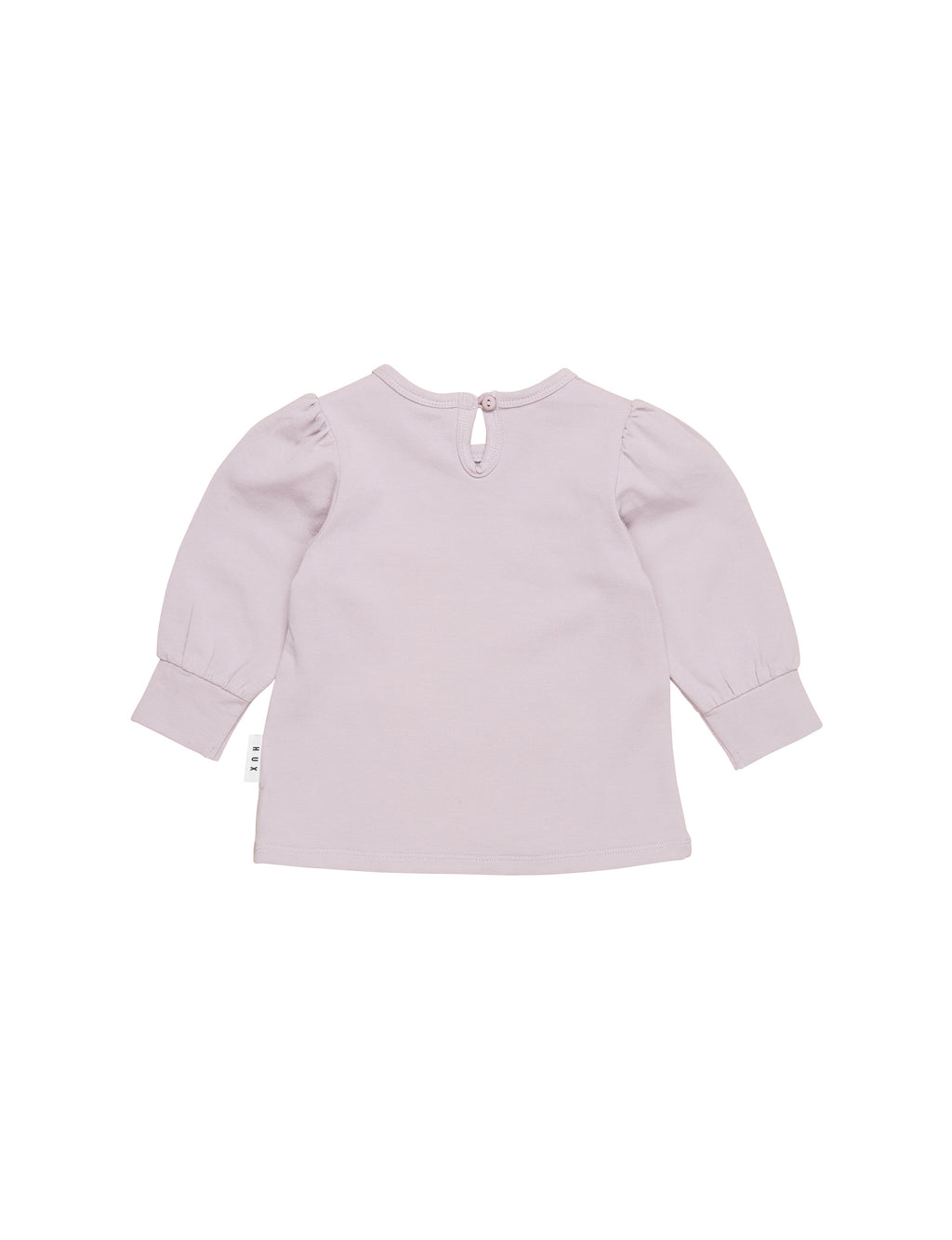 Huxbaby Apple Bear Puff Top - Lavender