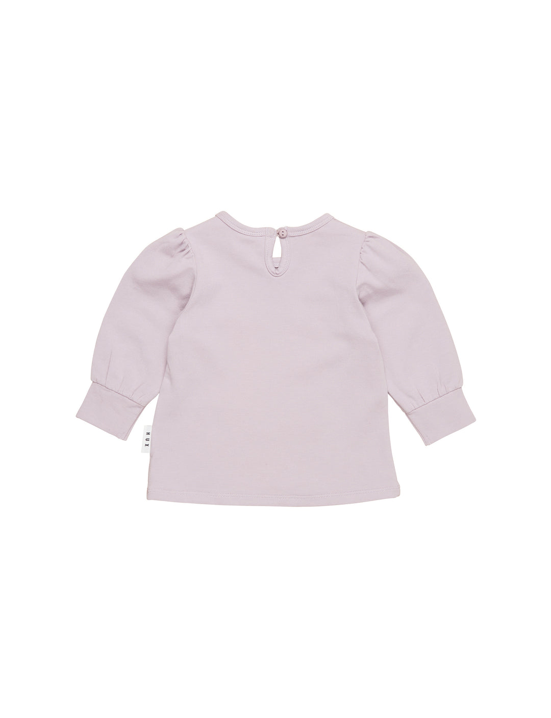 Huxbaby Apple Bear Puff Top - Lavender