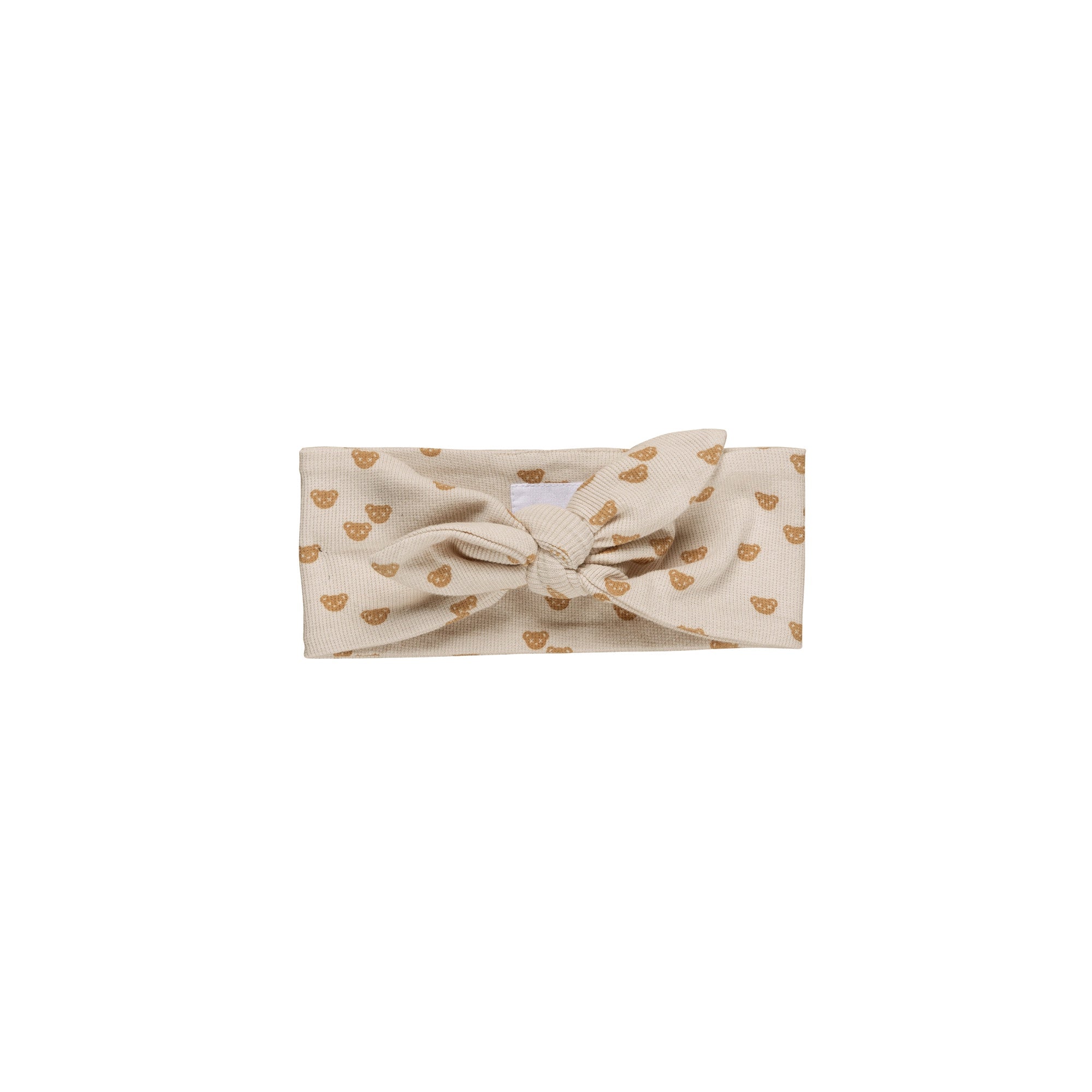 Huxbaby AW22 Drop 1 Beary Cute Rib Headband - Almond