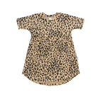 Huxbaby AW22 Drop 1 Leopard Swirl Dress - Honeycomb