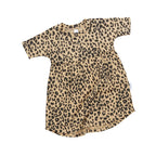 Huxbaby AW22 Drop 1 Leopard Swirl Dress - Honeycomb