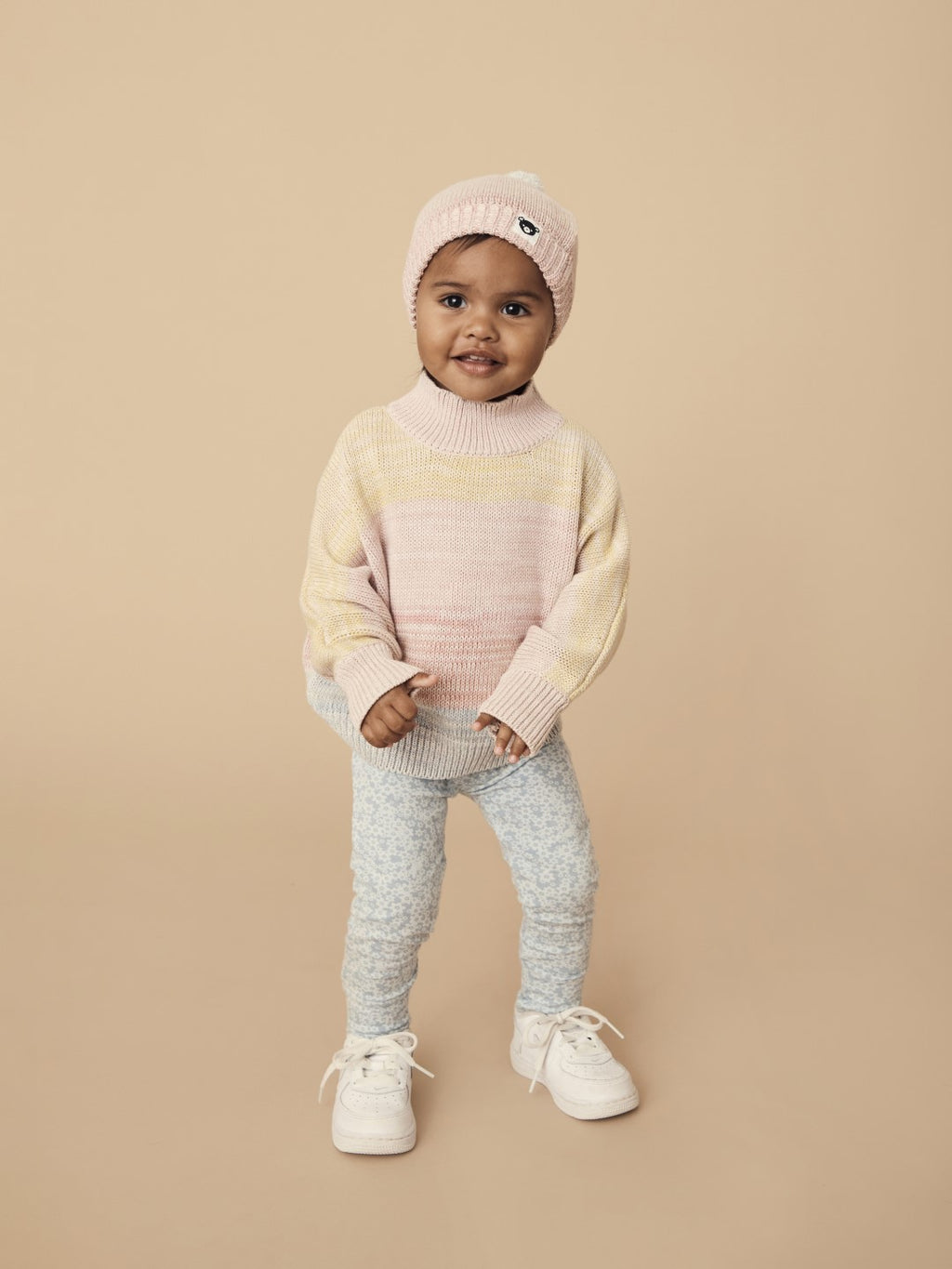 Huxbaby AW22 Drop 1 Floral Bunnies Legging - Frozen