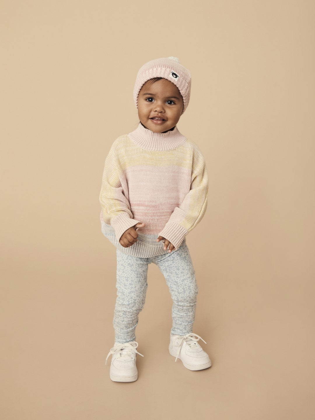 Huxbaby AW22 Drop 1 Floral Bunnies Legging - Frozen