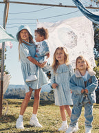 Huxbaby AW22 Drop 1 Floral Bunnies Legging - Frozen