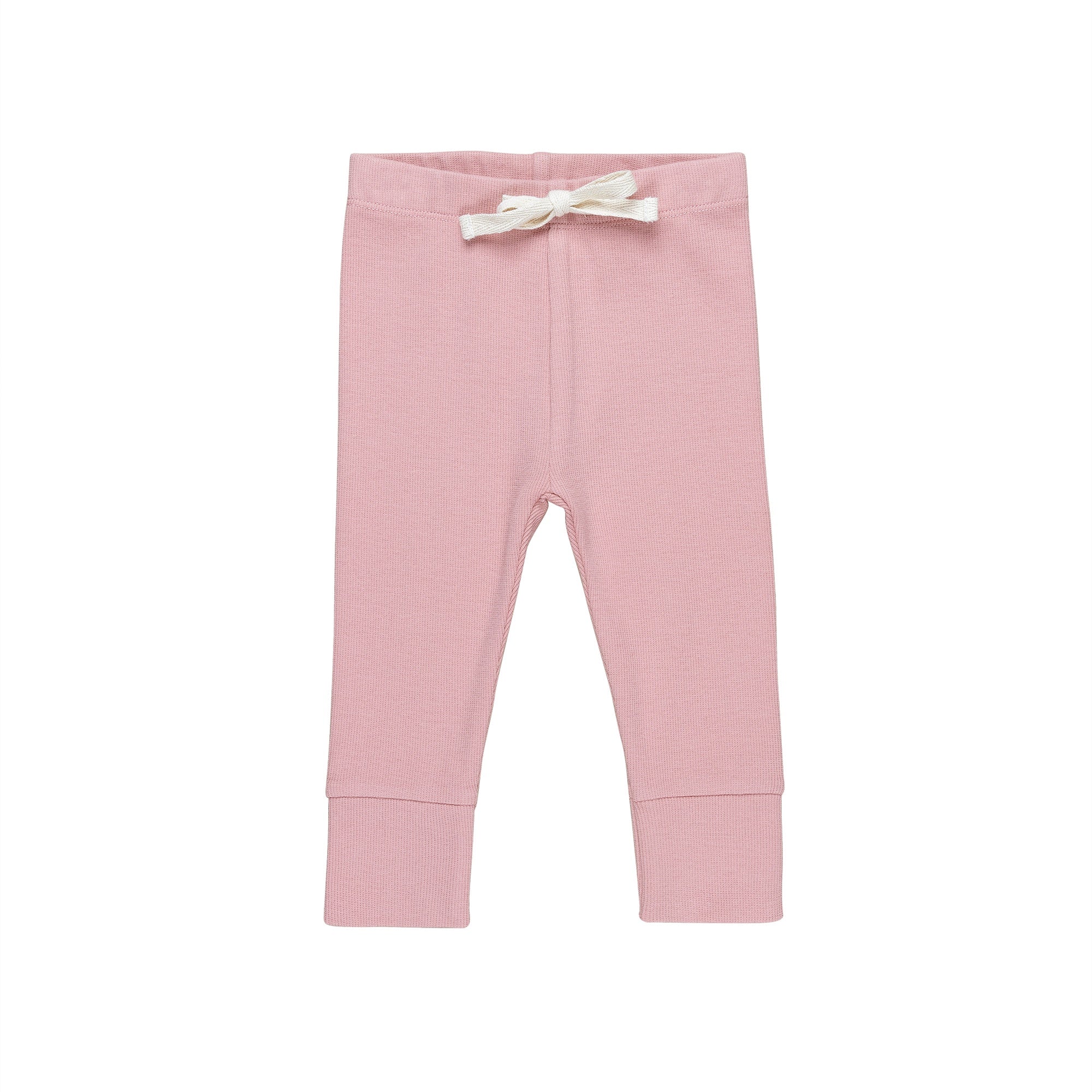 Huxbaby AW22 Drop 1 Rib Legging - Dusty Rose