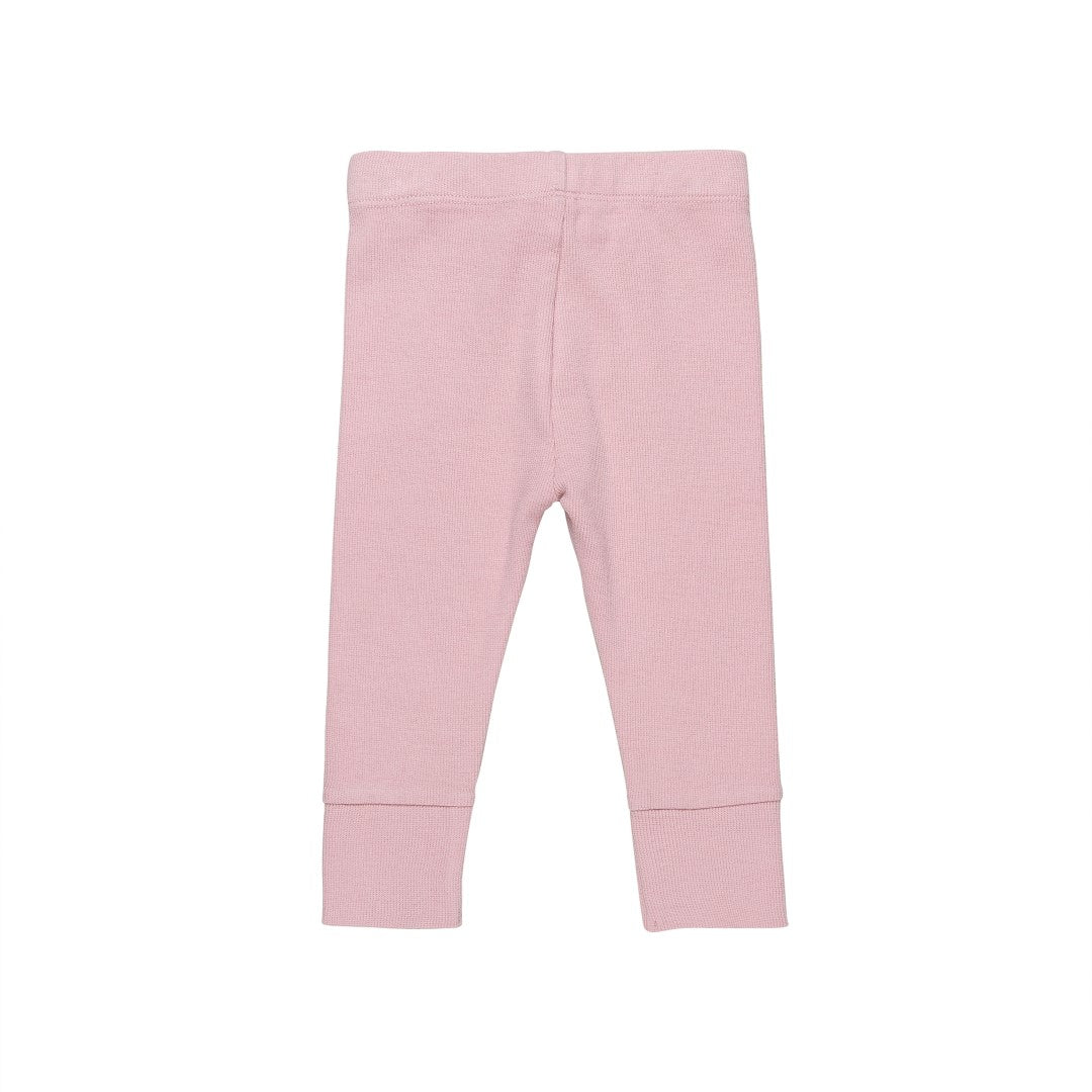 Huxbaby AW22 Drop 1 Rib Legging - Dusty Rose
