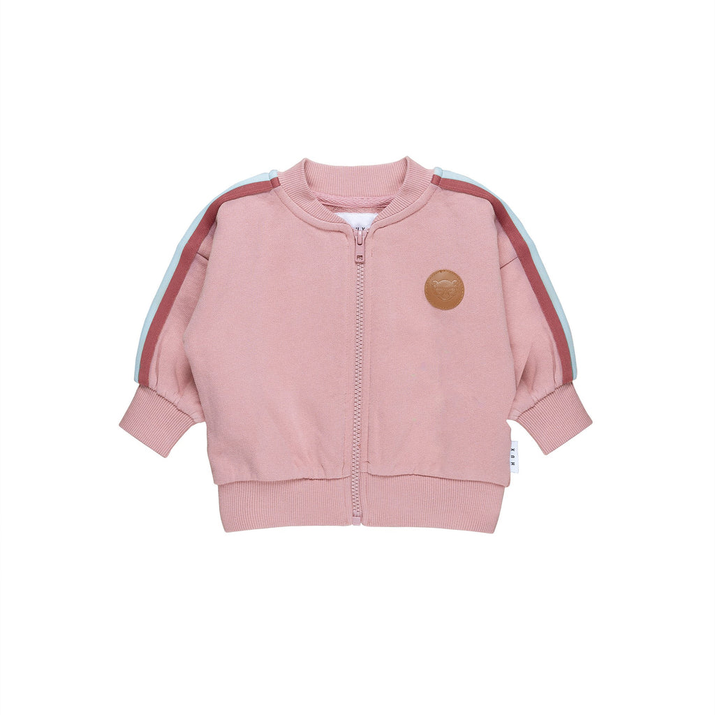 Huxbaby Dusty Rose Retro Track Jacket