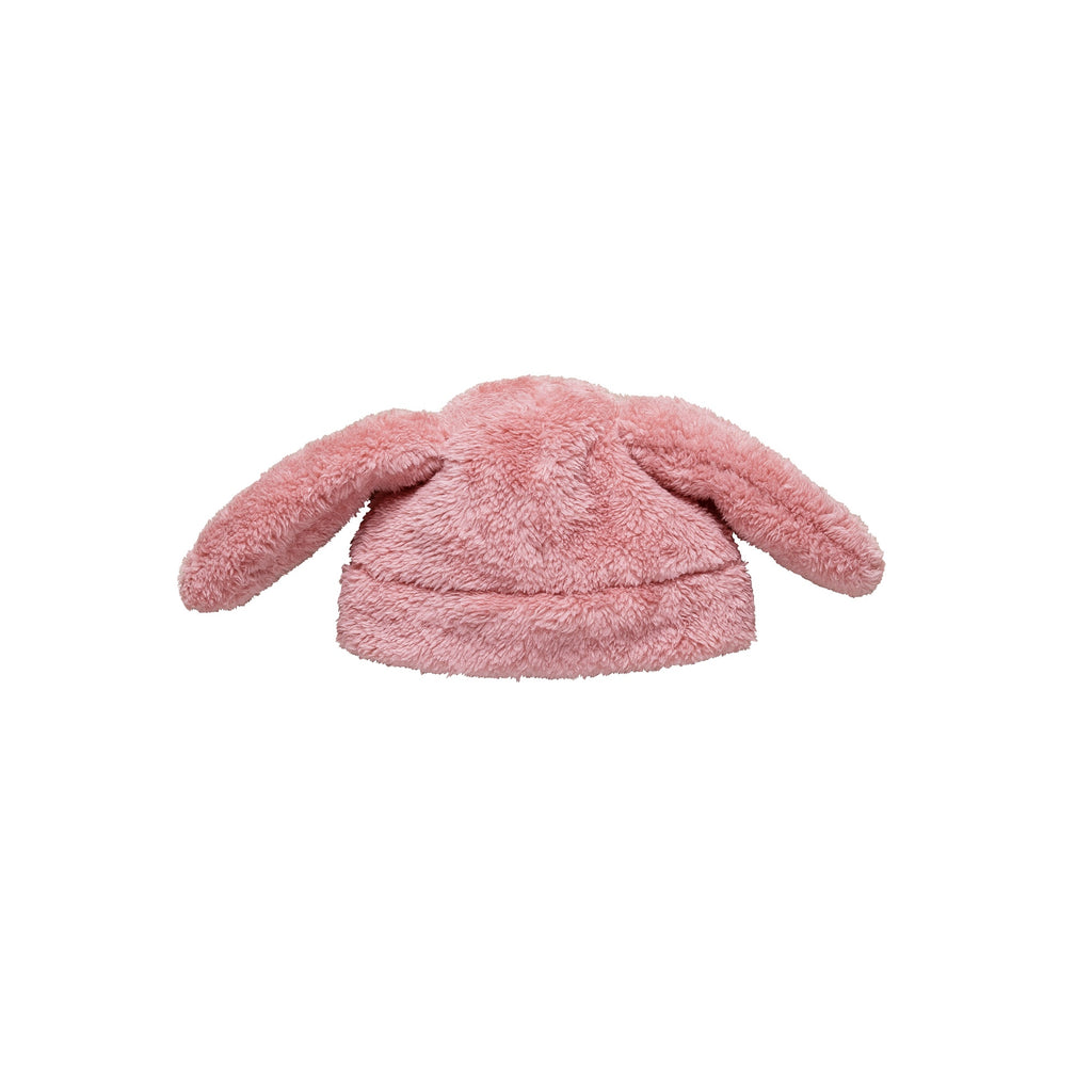 Bunny Fur Beanie - Dusty Rose