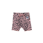 Huxbaby AW22 Drop 1 Leopard Rib Short - Dusty Rose