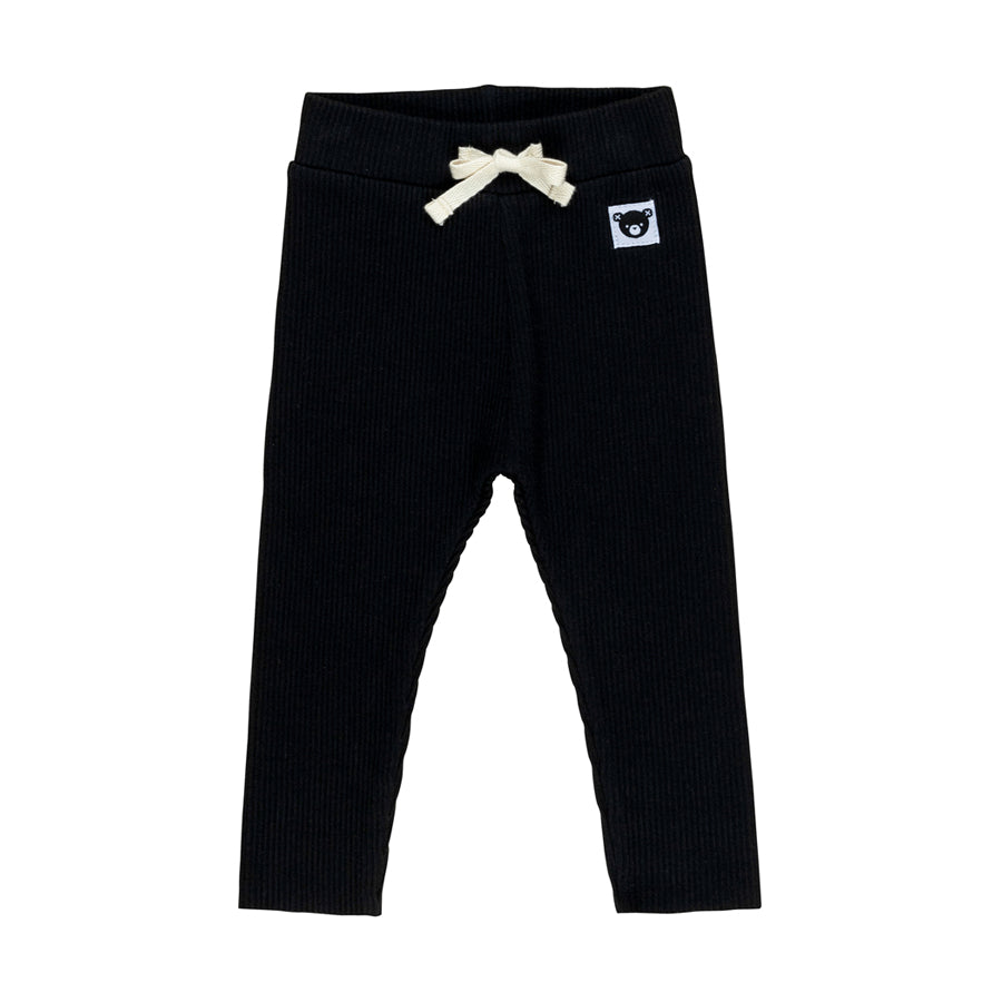 Huxbaby Rib Legging Black