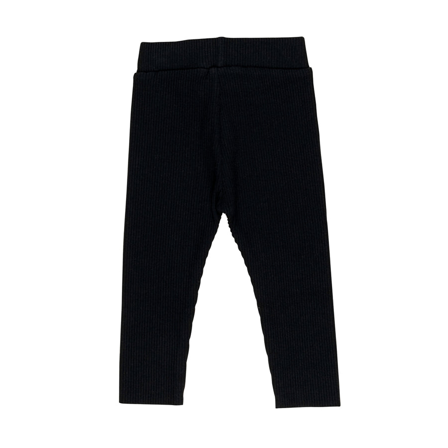 Huxbaby Rib Legging Black