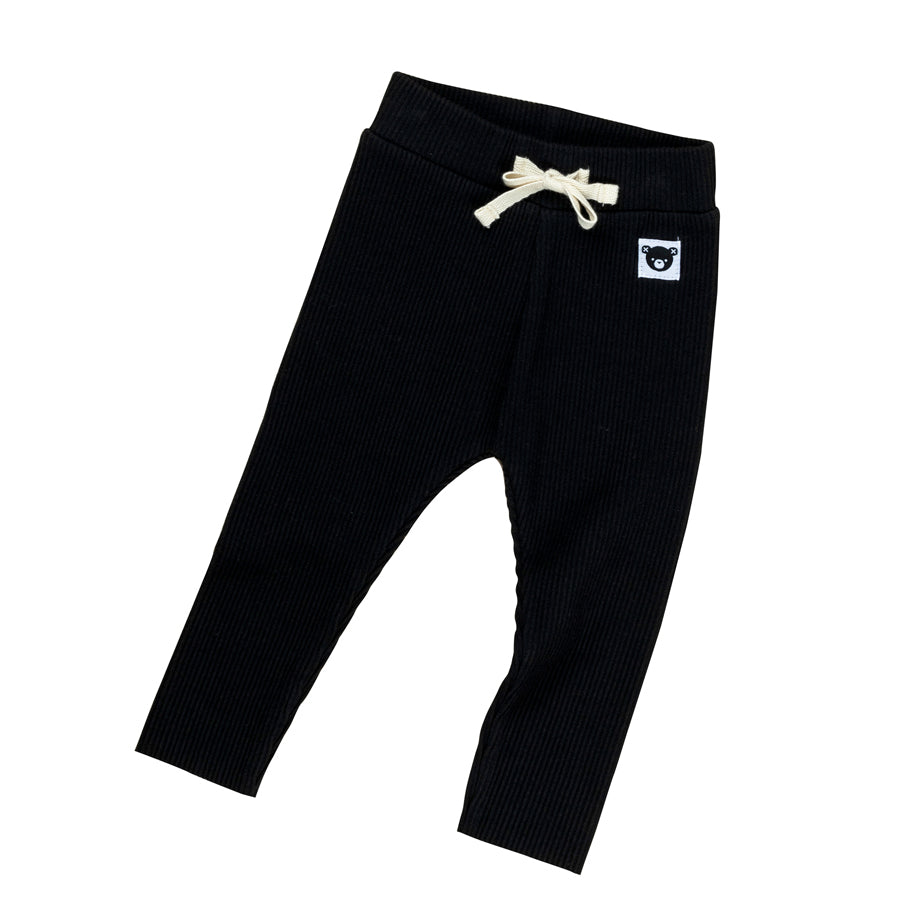 Huxbaby Rib Legging Black