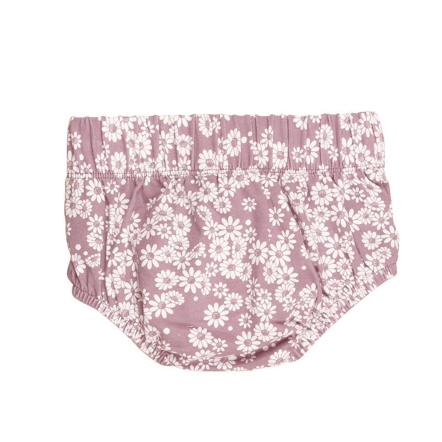 Huxbaby Bloomer - Grape Daisy Print