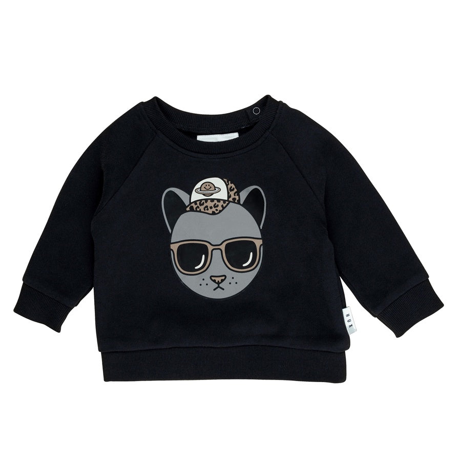 Huxbaby Sweatshirt Panther - Black