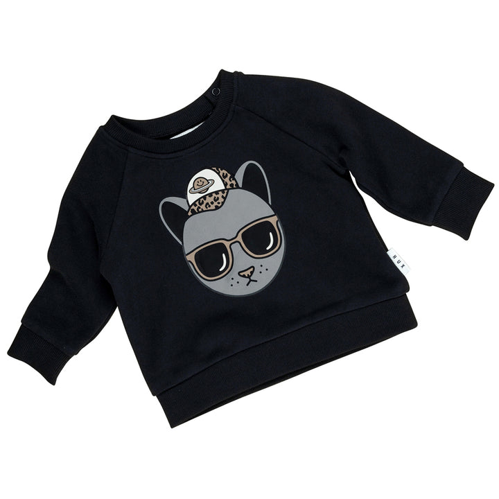 Huxbaby Sweatshirt Panther - Black