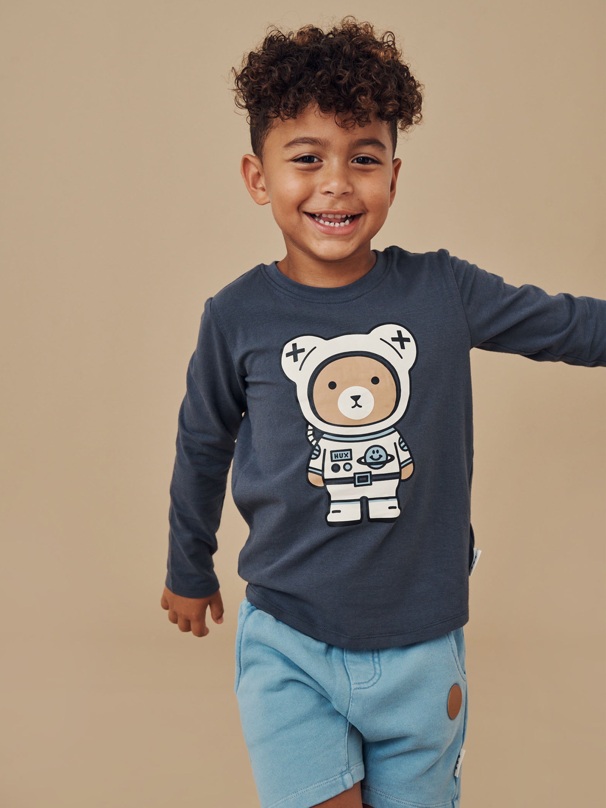 Huxbaby Top Astro Bear - Ink