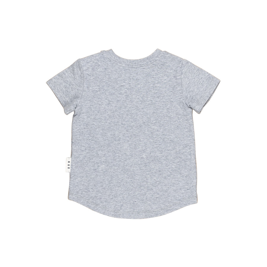 Huxbaby T-Shirt B-Ball Pals - Grey Marle