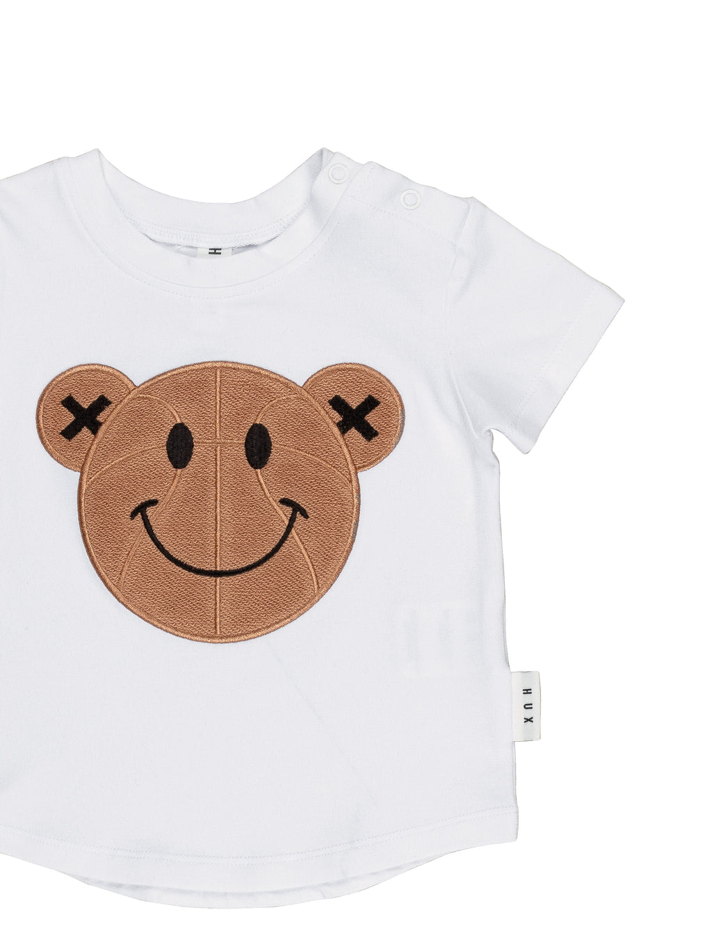 Huxbaby T-Shirt B-Ball Bear - White