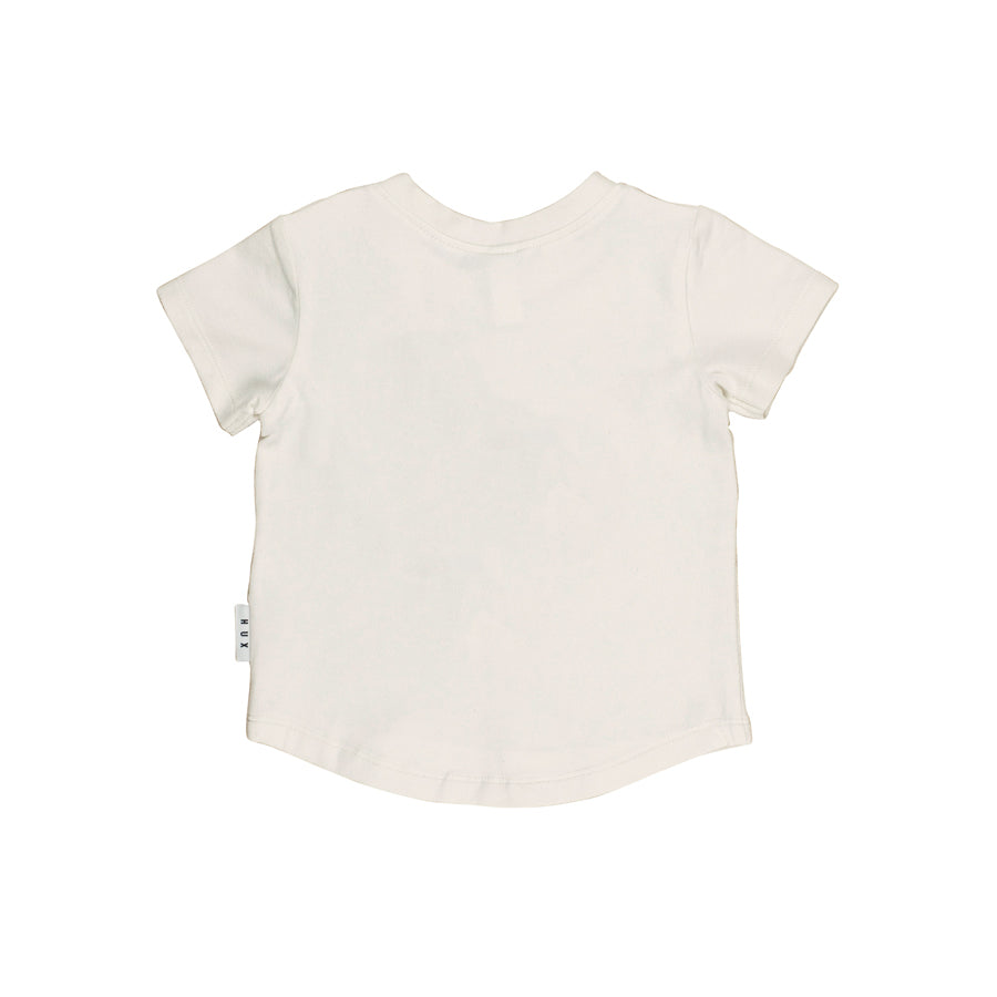 Huxbaby T-Shirt B-Ball Dino Bear - Almond Milk