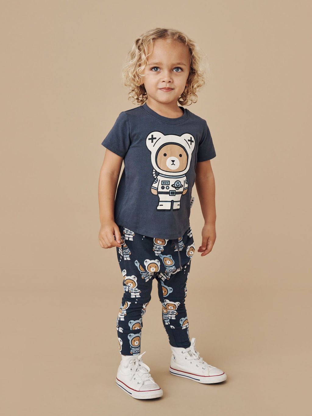 Huxbaby T-Shirt Astro Bear - Ink