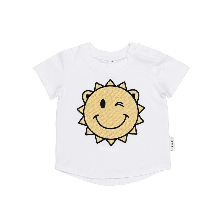 Huxbaby T-Shirt Sunny Bear - White