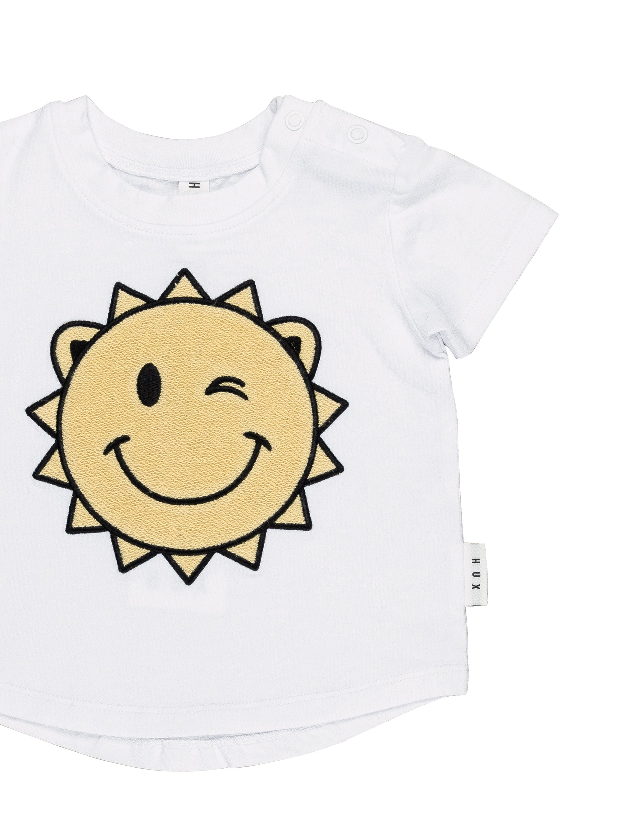 Huxbaby T-Shirt Sunny Bear - White