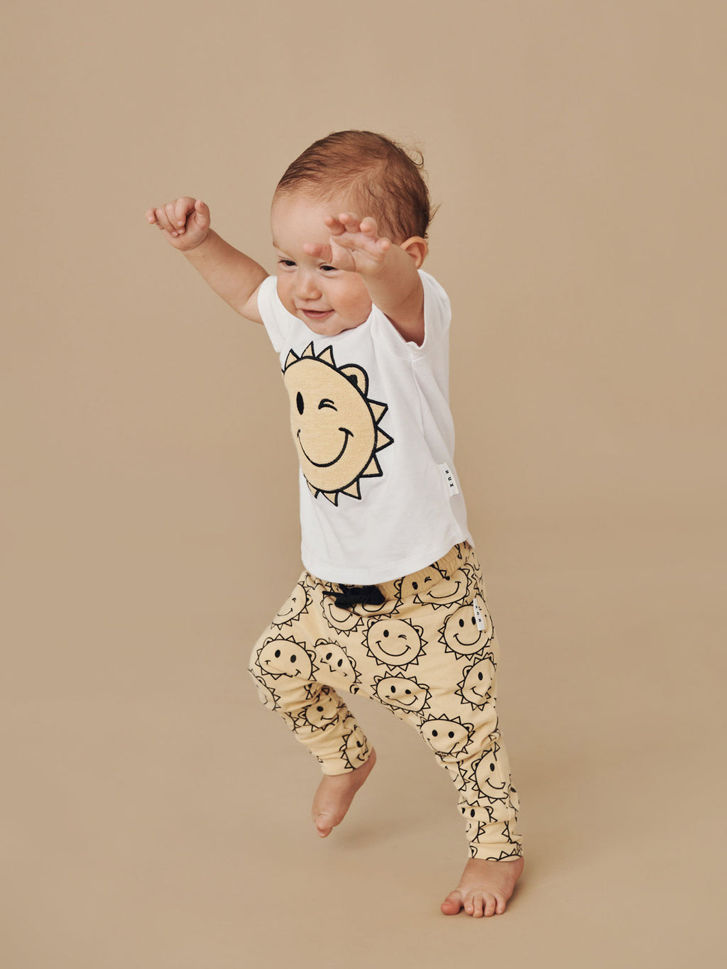 Huxbaby T-Shirt Sunny Bear - White