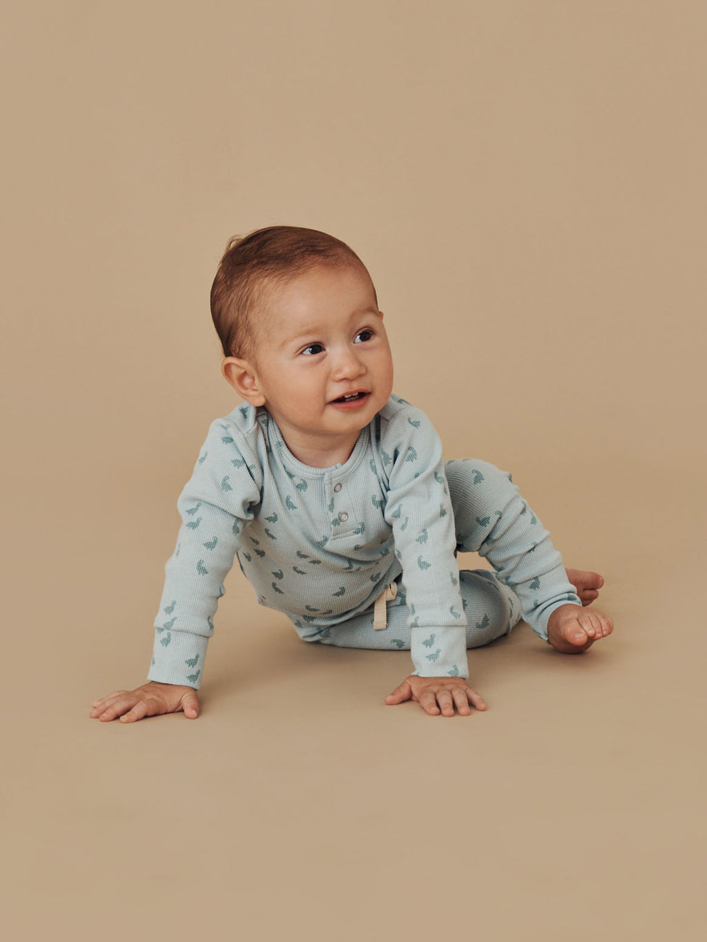 Huxbaby Rib Legging - Tiny Dino Print