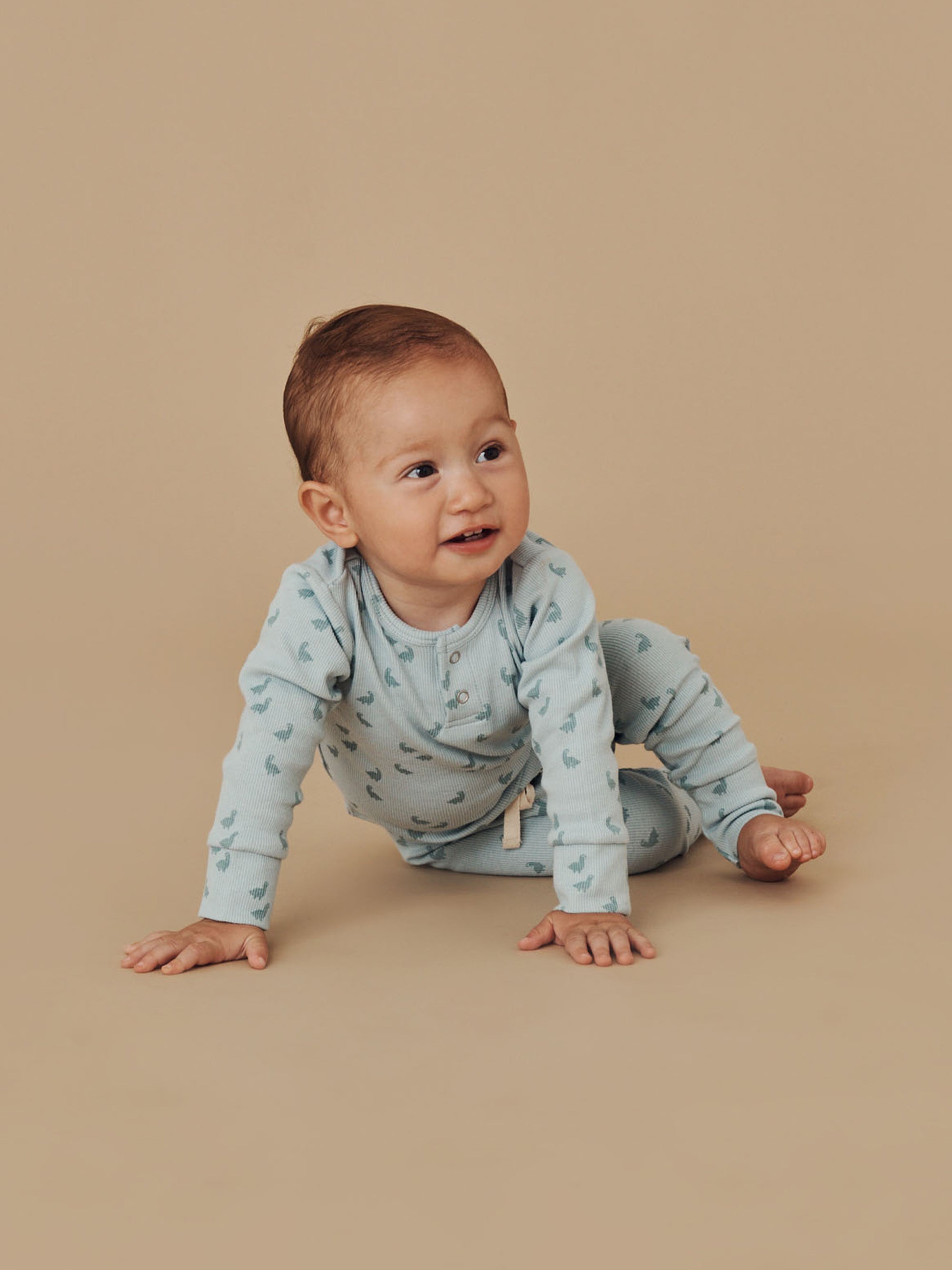 Huxbaby Rib Legging - Tiny Dino Print