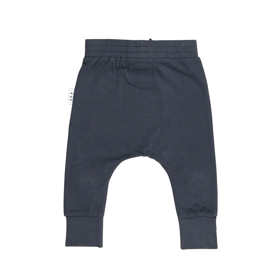 Huxbaby Drop Crotch Pant Huxbear Knee - Ink