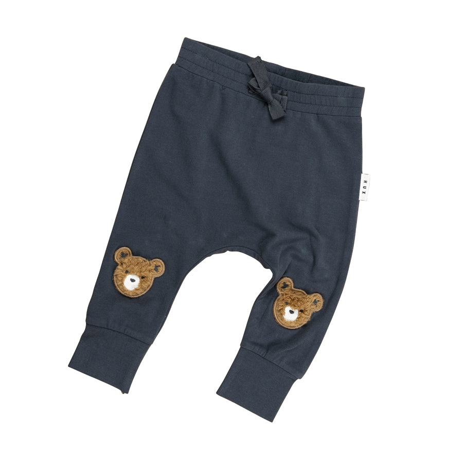 Huxbaby Drop Crotch Pant Huxbear Knee - Ink