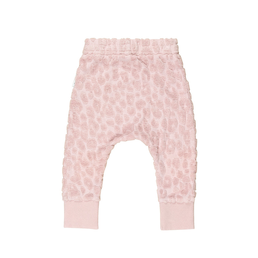 Huxbaby Drop Crotch Pant Terry - Bloom