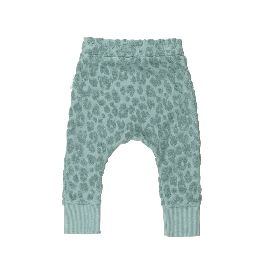Huxbaby Drop Crotch Pant Terry - Surf