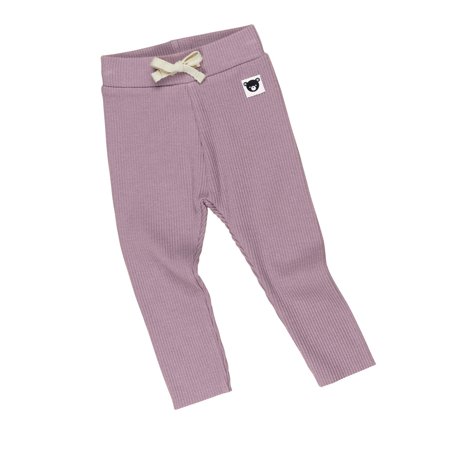 Huxbaby Rib Legging - Grape