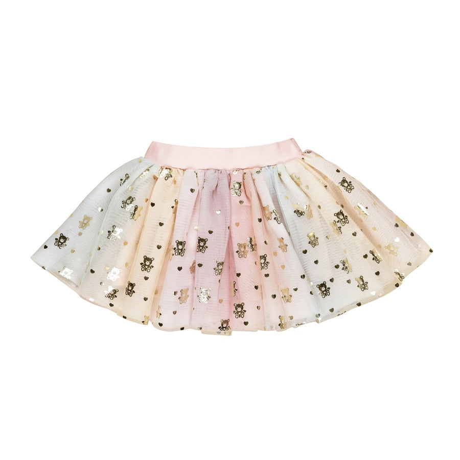 Huxbaby Tulle Skirt - Rainbow Angel Bear Print