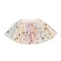 Tulle Skirt - Rainbow Angel Bear Print