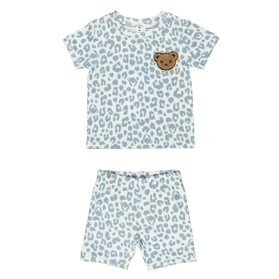 Huxbaby Pyjama Set Hidden Hux Print - Blue