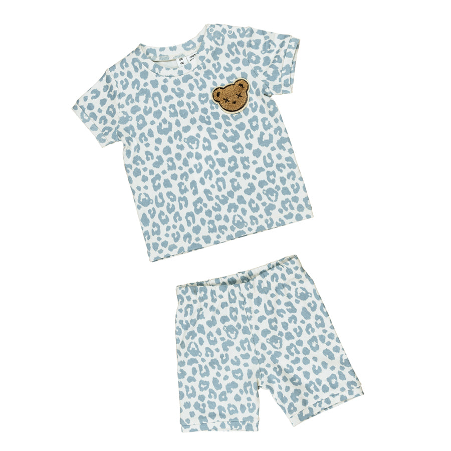 Huxbaby Pyjama Set Hidden Hux Print - Blue