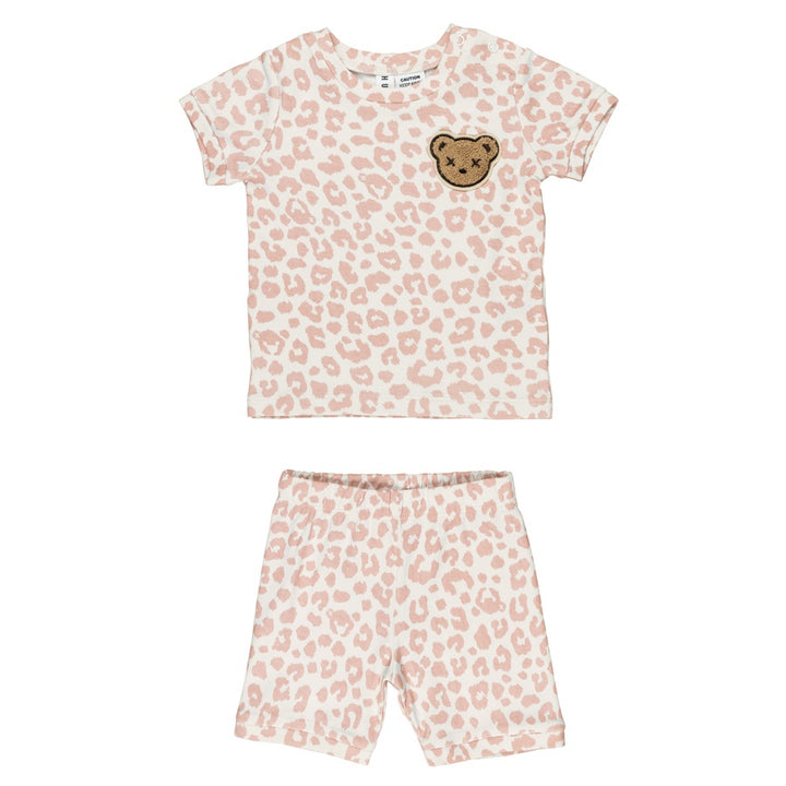 Huxbaby Pyjama Set Hidden Hux Print - Pink