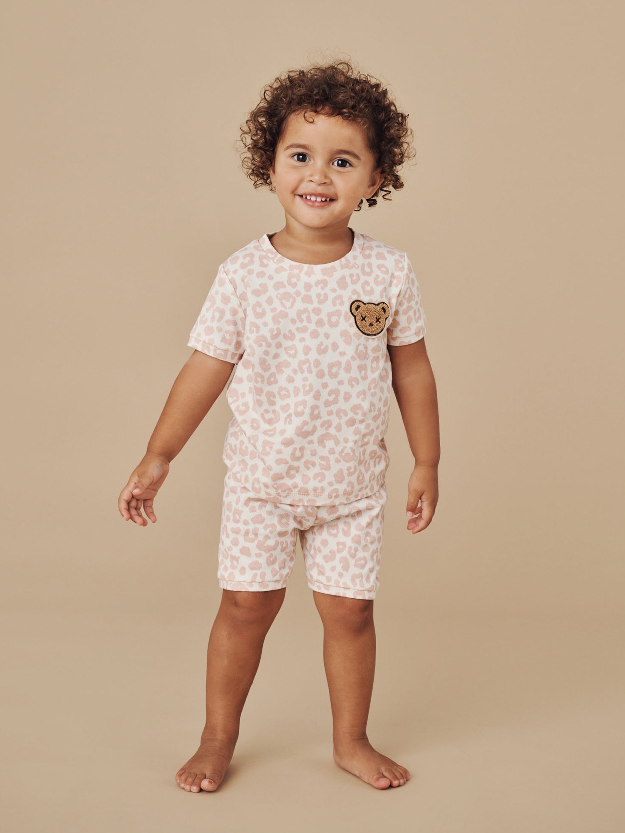 Huxbaby Pyjama Set Hidden Hux Print - Pink
