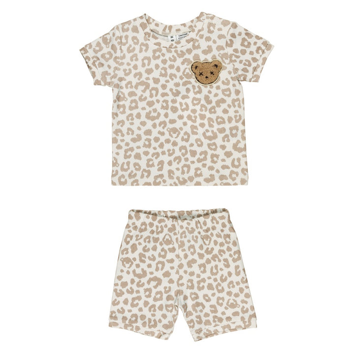 Huxbaby Pyjama Set Hidden Hux Print - Sand