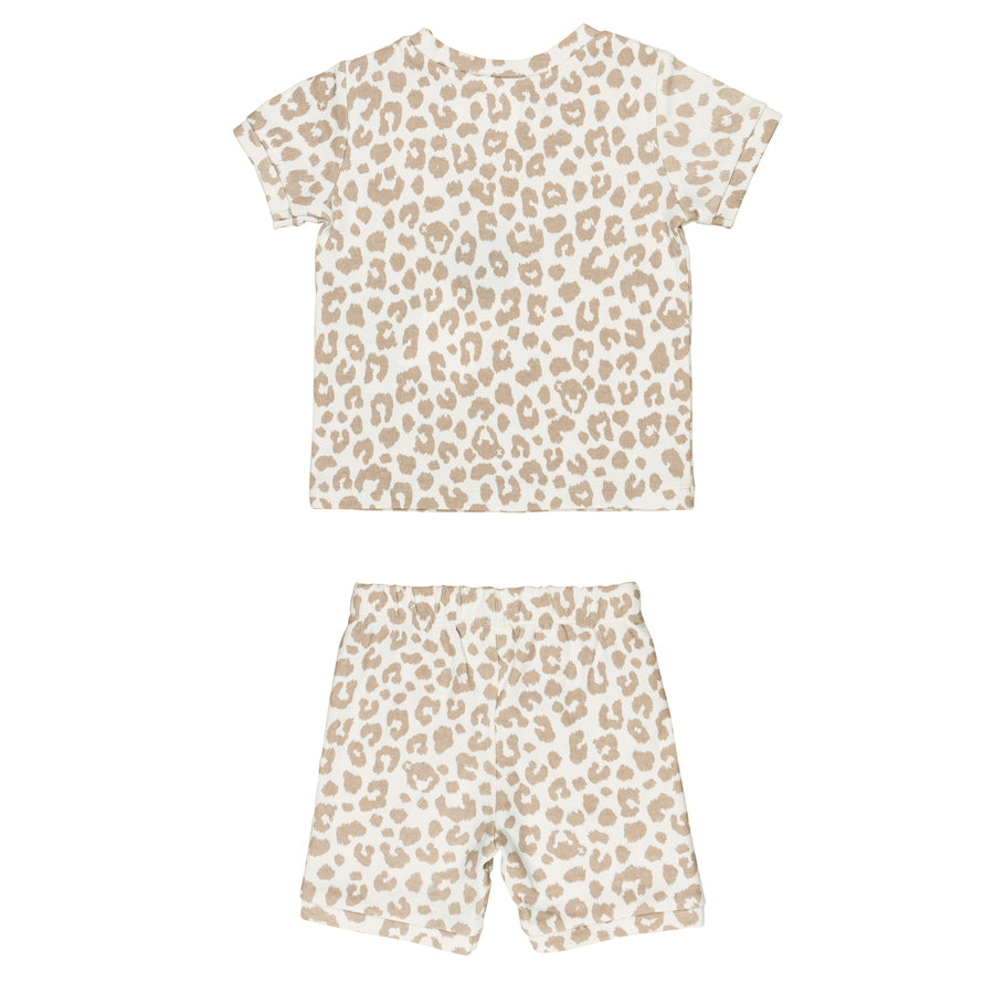 Huxbaby Pyjama Set Hidden Hux Print - Sand
