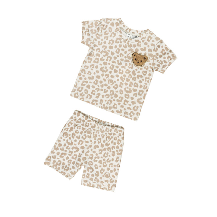 Huxbaby Pyjama Set Hidden Hux Print - Sand