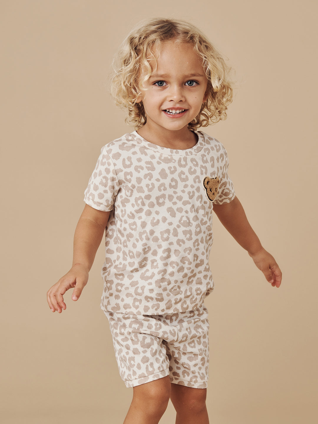 Huxbaby Pyjama Set Hidden Hux Print - Sand