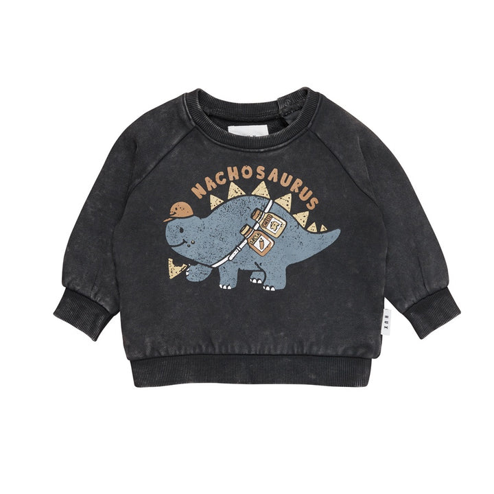 Huxbaby Nachosaurus Sweatshirt - Vintage Black