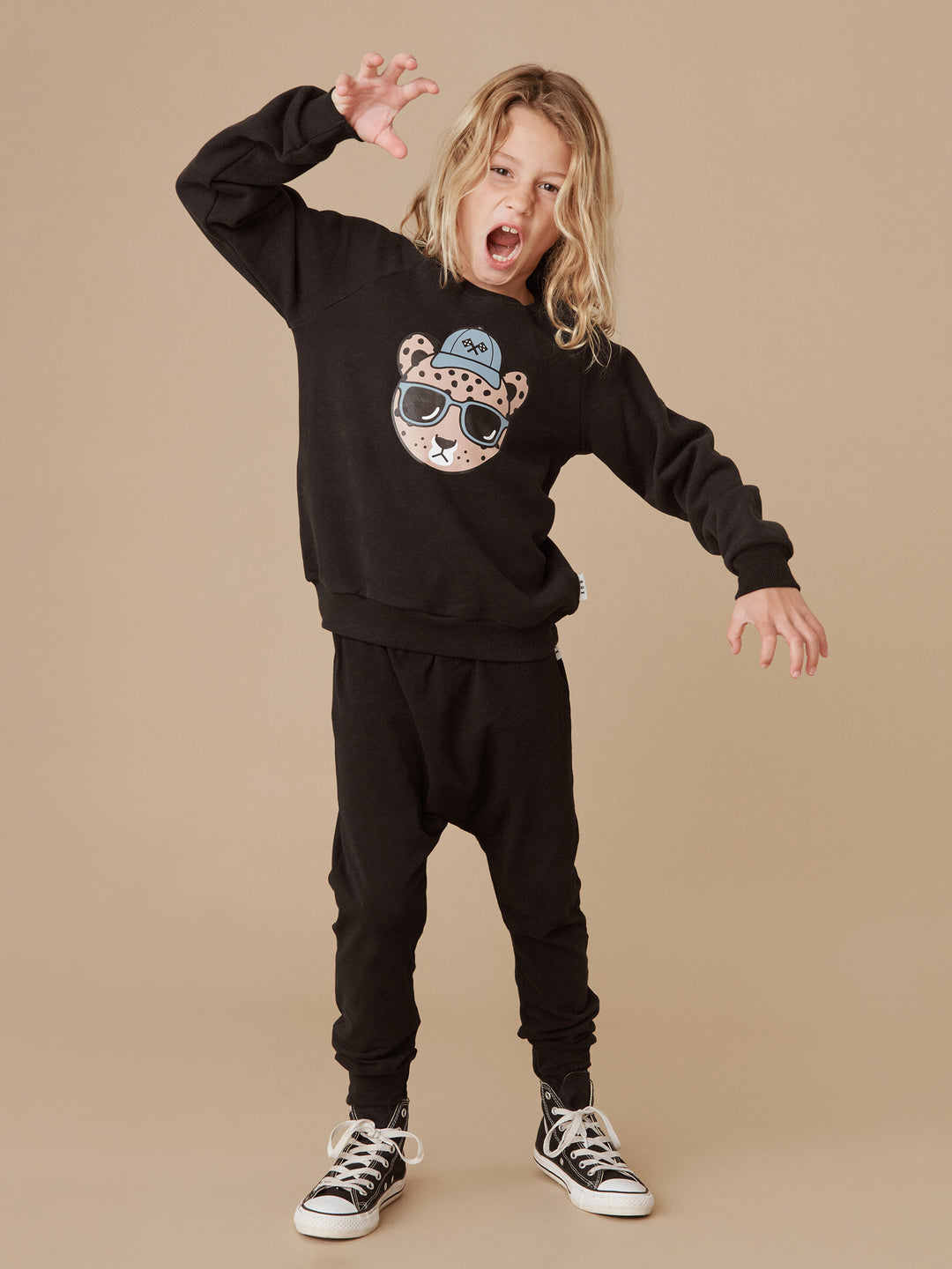 Huxbaby Jaguar Sweatshirt - Black