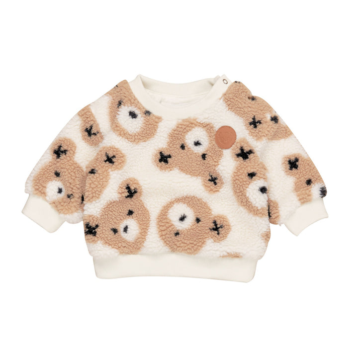 Huxbaby Huxbear Sherpa Sweatshirt - Natural